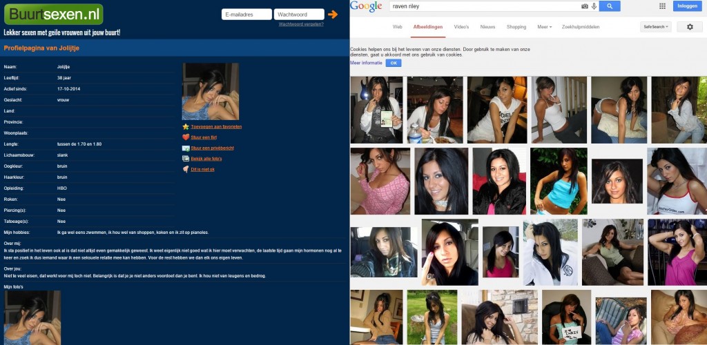 Buurtsexen.nl: Jolijtje is Raven Riley