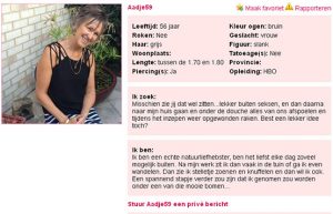DatingPrikbord.nl - Aadje59