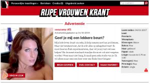 Rijpevrouwenkrant: sexycorny